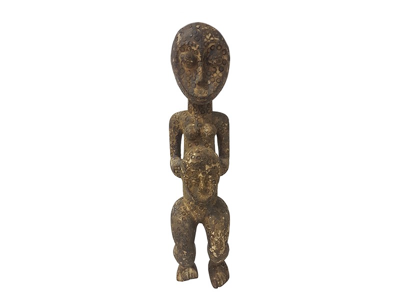 Vintage Kwele Maternity Statue Vintage Kwele Maternity Statue